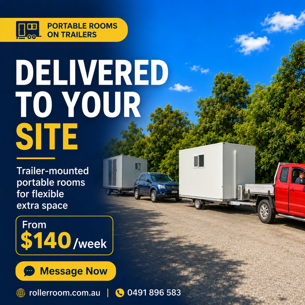 TRANSPORT ROLLER ROOMS FIRST 30km